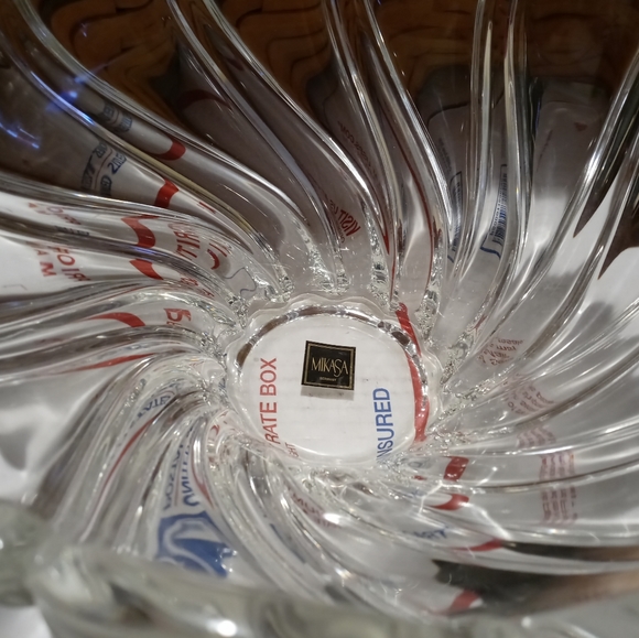 🌄🏯VINTAGE MIKASA CRYSTAL BOWL🗻 - Picture 7 of 9